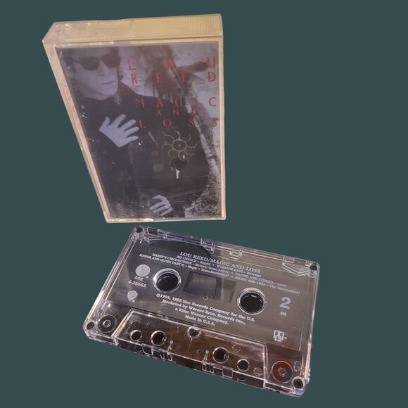 Lou Reed "Magic And Loss" Cassette Tape 1992 Classic Rock Album Clear Case - Picture 4 of 4